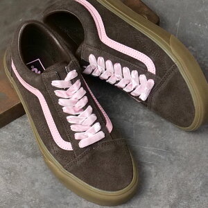 yő100%|CgobN!zoY VANS Xj[J[ I[hXN[ [VN000E9TRPK FW25] Old Skool fB[X C V[Y [Jbg @Y HAIRY-SUEDE-BROWN/PINK K戵X