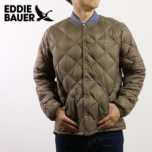 �y�ő�100%�|�C���g�o�b�N�zEddie Bauer �G�f�B�[�E�o�E�A�[ �C���i�[�_�E���J�[�f�B�K�� [E942456M-38 FW25] INNER DOWN CARDIGAN �����Y �A�E�^�[ ���C�g�_�E���W���P�b�g ���b�v�X�g�b�v�i�C���� �A�E�g