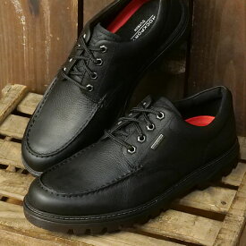 【在庫限り】ロックポート ROCKPORT スニーカー メンズ ウェザーオアノット モック オックスフォード [RPI-CJ5623W] WEATHER OR NOT MOC OXFORD 革靴 カジュアルシューズ 防水レザー ワイドワイズ BLACK 正規取扱店【ts】