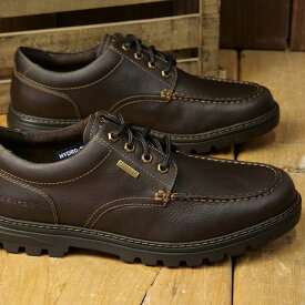 【在庫限り】ロックポート ROCKPORT スニーカー メンズ ウェザーオアノット モック オックスフォード [RPI-CJ5624W] WEATHER OR NOT MOC OXFORD 革靴 カジュアルシューズ 防水レザー ワイドワイズ CHOCOLATE 正規取扱店【ts】