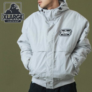 GNXg[W XLARGE iC pt@[WPbg [101253021010 FW25] NYLON PUFFER JACKET Y AE^[ ȃWPbg GREY K戵X
