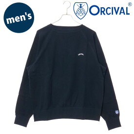 【最大100%ポイントバック!】オーシバル ORCIVAL ボートネック プルオーバー [OR-C0430-MAZ FW25] BOAT NECK PULLOVER 日本製 メンズ トップス スウェット トレーナー 裏起毛 DK.NAVY 正規取扱店