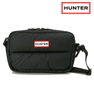 n^[ HUNTER Cgsbh GNXgpth NX{fB [UBX5514KBM-BLK FW25] INTREPID EXTRA PUFFED CROSSBODY YEfB[X  {fBobO EGXgobO BLACK K戵X