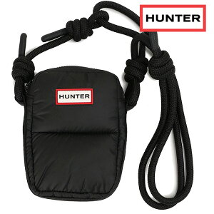 n^[ HUNTER Cgsbh GNXgpth tH|[` [UBX5515KBM-BLK FW25] INTREPID EXTRA PUFFED PHONE POUCH YEfB[X  V_[obO X}z|[` BLACK K戵X