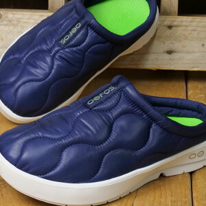 y6ۏ؁z E[tHX OOFOS Jo[T_ Y E[N[W[ T[ ~[ [2000700193252 FW25] Men's OOcOOzie Thermo Mule Y C bNV[Y J At^[X|[c White/Navy 