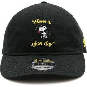 �j���[�G�� �L���b�v NEW ERA CAP 9THIRTY �s�[�i�b�c [14682588 FW25] 930 PEANUTS HAVE A NICE DAY �����Y�E���f�B�[�X �X�k�[�s�[ �R���{ �X�q �u���b�N ���K�戵�X