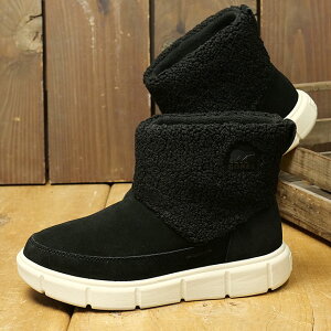 \ SOREL u[c \GNXv[[3 Xb|R[W[EH[^[v[t [NL5121-010 FW25] W SOREL EXPLORER III SLIP-ON COZY WP fB[X C h Xm[u[c EB^[u[c Black/Chalk 