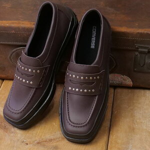 CONVERSE �R���o�[�X �X�j�[�J�[ �I�[���X�^�[ �X�N�G�A�g�D ���[�t�@�[ SA [31318481 FW26] ALL STAR SQUARETOE LOAFER SA �����Y�E���f�B�[�X ���j�Z�b�N�X �C �V���[�Y �X�^�b�Y �u���E�� DEEP-BROWN ���K�戵