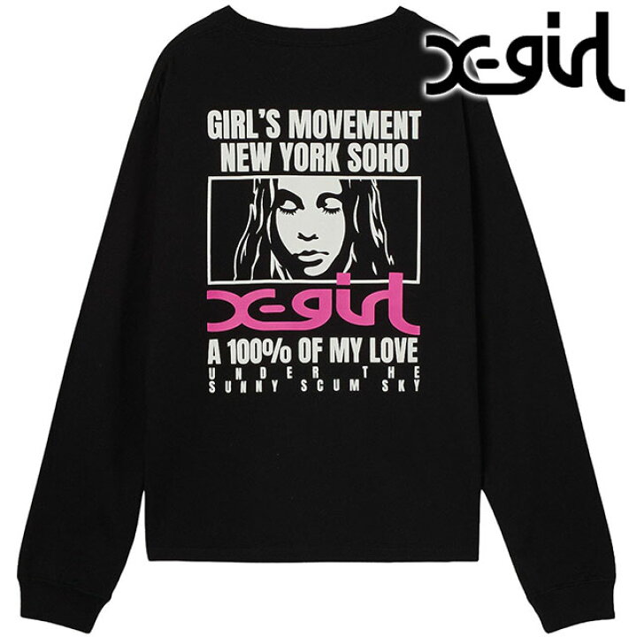 楽天市場】X-girl エックスガール レディース ロングスリーブTシャツ 