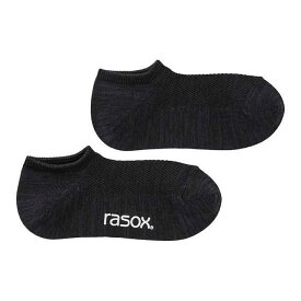 ラソックス rasox クールネス・スニーカー [CA251SN01 SS25] メンズ・レディース 靴下 日本製 くるぶしソックス 接触冷感 【メール便可】 正規取扱店