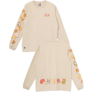 yő100%|CgobN!z`X CHUMS u[r[NbL[YubVhOX[uTVc [CH01-2661 FW25] M Booby Cookies Brushed L/S T-Shirt Y gbvX Jbg\[  USARbg y