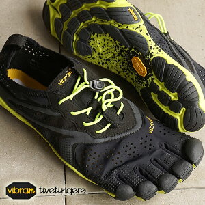 Vibram FiveFingers rut@CutBK[Y Y V-Run Black/Yellow ru t@CutBK[Y 5{wV[Y xAtbgC [16M3101]