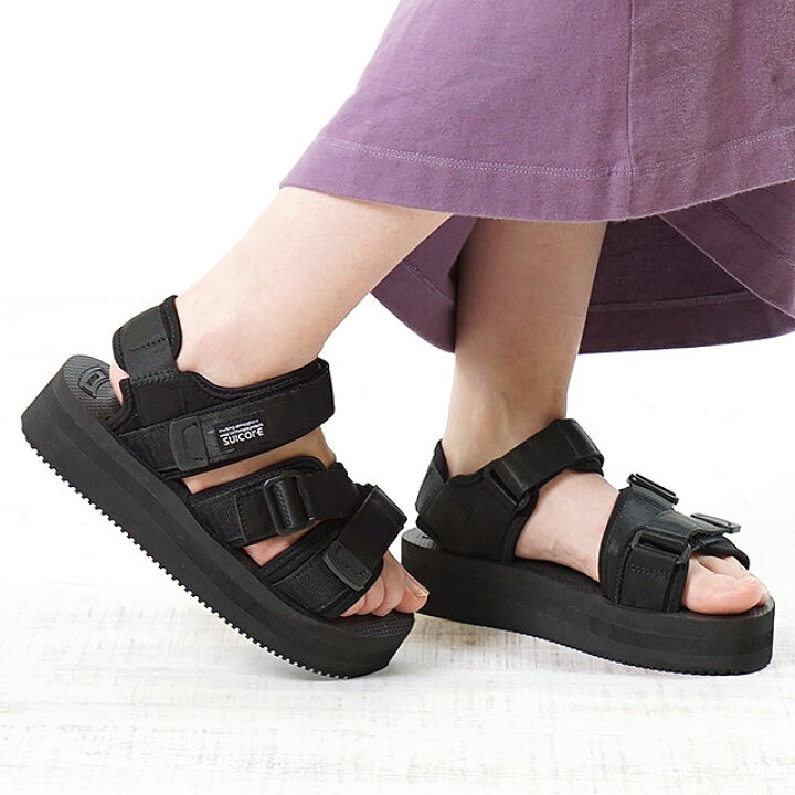 楽天市場】SUICOKE スイコック サンダル 靴 レディースKISEE-VPO 厚底  