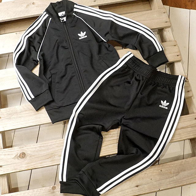 SHOETIME: Adidas originals adidas Originals kids setup jersey SST SUIT  superstar suit black / white (FUH83/DV2820 SS19) | Rakuten Global Market