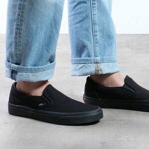 y10/31܂!ő100%|CgobNzoY VANS Xb| NVbN XbvI CLASSIC SLIP-ON YEfB[X @Y Xj[J[ BLACK/BLACK ubNn [VN000EYEBKA SS19]