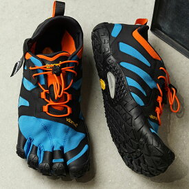 ビブラムファイブフィンガーズ Vibram FiveFingers 5本指シューズ トレイルランニング用 V-Trail 2.0 （19M7603 SS20） メンズ ベアフットスニーカー 靴 Blue/Orange ブルー系
