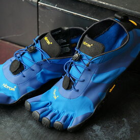ビブラムファイブフィンガーズ Vibram FiveFingers 5本指シューズ V-ALPHA （19M7102 SS20） メンズ ベアフットスニーカー 靴 Blue/Black ブルー系