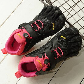 ビブラムファイブフィンガーズ Vibram FiveFingers 5本指シューズ オールラウンドモデル V-Train 2.0 W （20W7703） レディース ジム フィットネス トレーニング ランニング スニーカー BLACK/PINK ブラック系