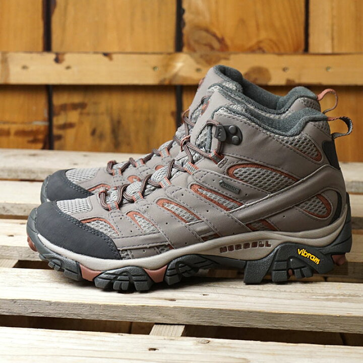 楽天市場 メレル Merrell レディース モアブ ツー ミッド ゴアテックス W Moab2 Mid Gore Tex ハイク トレッキングシューズ スニーカー 靴 Charcoal グレー系 J Shoetime