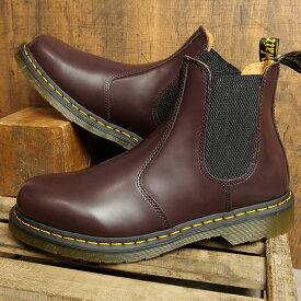 ドクターマーチン Dr.Martens チェルシーブーツ （27280626 SS22） 2976 YS メンズ・レディース サイドゴアブーツ バーガンディ スムースレザー Burgundy Smooth バーガンディー系