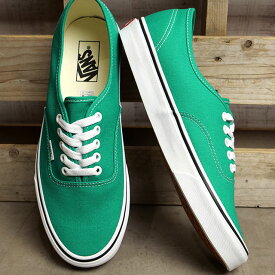 【返品・交換可】バンズ VANS オーセンティック スニーカー (VN0A5KRD90P SS22) AUTHENTIC メンズ・レディース ヴァンズ 定番 PEPPER GREEN/TRUE WHITE