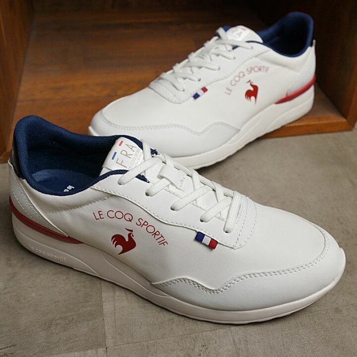 楽天市場 返品 交換可 ルコック Le Coq Sportif レディース スニーカー セギュール リフト Ns Qz3sjc03wn Ss22 Segur Rift Ns ホワイト ネイビー Shoetime