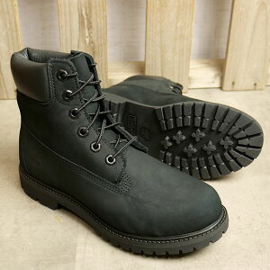 yő100%|CgobNzeBo[h Timberland fB[X 6C` v~Au[c [18658A-001 SS23] W 6inch Premium Boots C AEghAV[Y h Black  ubNn K戵X