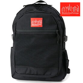 マンハッタンポーテージ Manhattan Portage プレッピー バックパック （MP2253 SS23） Preppy Backpack メンズ・レディース 鞄 リュック デイパック コーデュラナイロン Black 黒 ブラック系