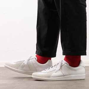 W[}g[i[ GERMAN TRAINER ~^[V[Y [42500 SS23] GERMAN TRAINER REPRODUCTED EDITION MODEL YEfB[X C Xj[J[ g[jOV[Y WHT/WHT  zCgn