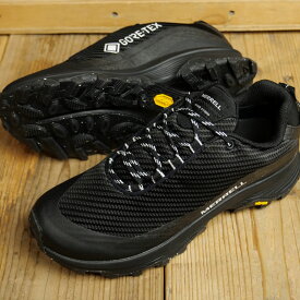 メレル MERRELL レディース モアブ スピード ストーム ゴアテックス （J067670 SS23） W MOAB SPEED STORM GORE-TEX 靴 トレイルランニングシューズ スニーカー ハイキング キャンプ アウトドア BLACK/BLACK