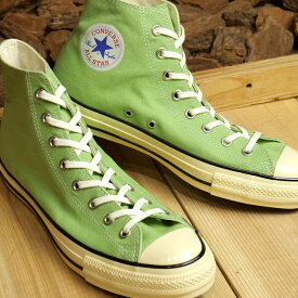 コンバース CONVERSE スニーカー オールスター US エイジドカラーズ ハイカット （31310931 SS24） ALL STAR US AGEDCOLORS HI メンズ・レディース 靴 PISTACHIO