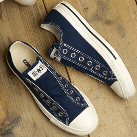 コンバース CONVERSE レディース スニーカー オールスター スリップ 3 ローカット （31311010 SS24） ALL STAR SLIP III OX 靴 スリッポン DARK-NAVY