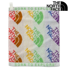 ザ・ノース・フェイス THE NORTH FACE マウンテンレインボータオルS （NNB22220-LT SS24） Mt.Rainbow Towel S 男の子・女の子 TNF ハンドタオル 赤ちゃん 簡易スタイ ギフト 出産祝い アウトドア ロゴパターン2 【メール便可】