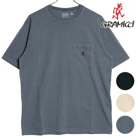 グラミチ GRAMICCI メンズ ワンポイントTシャツ （G304-OGJ SS24） ONE POINT TEE トップス 半袖 ポケットT 【メール便可】