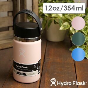 nChtXN Hydro Flask nCh[V Ch}EX 354ml [8900140 SS24] HYDRATION 12oz WIDE MOUTH YEfB[X XeX{g   ۉ ۗ AEghA ItBX W n