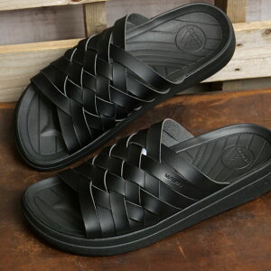 yő100%|CgobNz}uT_Y MALIBU SANDALS Y T_ Y} [MS020001 SS24] ZUMA XChT_ B[KU[ BLACK/BLACK K戵X