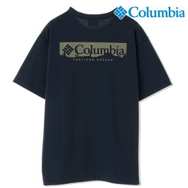 コロンビア Columbia メンズ サンシャインクリークグラフィックショートスリーブティー （PM2762-464 SS24） Sunshine Creek Graphic SS Tee トップス 半袖Tシャツ クルーネック UVカット 吸湿速乾機能 Collegiate-Navy 【メール便可】