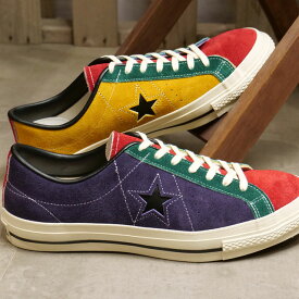 コンバース CONVERSE メンズ スニーカー ワンスター J スエード MT （35200640 SS24） ONE STAR J SUEDE MT 靴 日本製 シンメトリー MULTI