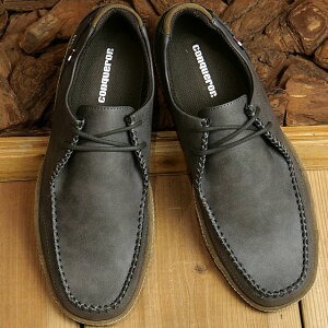 �R���J���[ �V���[�Y conqueror shoes �����Y �X�j�[�J�[ �z���C�]�� [24SS-HZ01] HORIZON �C �J�W���A���V���[�Y GRANITE-GRAY ���K�戵�X