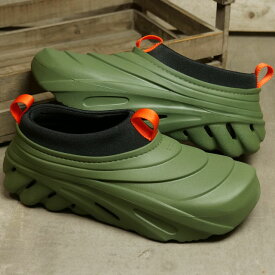 【限定モデル】クロックス crocs メンズ スニーカー エコー ストーム （209414-309 SS24） Echo Storm モックシューズ 軽量 オフィス履き Army-Green