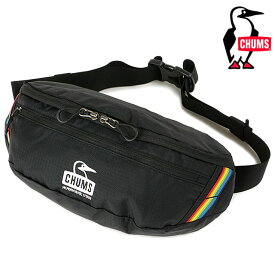 チャムス CHUMS スプリングデールウェストパック （CH60-3751 SS24） Spring Dale Waist Pack メンズ・レディース 鞄 ウェストバッグ Black/Rainbow