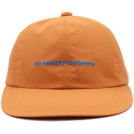 カシラ CA4LA 6パネルキャップ （AKM00087 SS24） COOPERATE CAP メンズ・レディース 帽子 ベースボールキャップ ORANGE