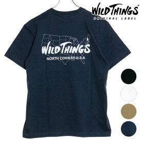 ワイルドシングス WILD THINGS メンズ バースプレイス Tシャツ （WT24063K SS24） BIRTH PLACE トップス 半袖 クルーネック 【メール便可】