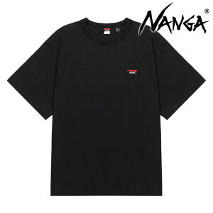 NANGA �i���K �����Y �G�R�n�C�u���b�h �{�b�N�X���S �G���u���C�_���[�e�B�[ [NW2411-1G804-A SS24] ECO HYBRID BOX LOGO EMBROIDERY TEE �g�b�v�X ����T�V���c �A�E�g�h�A BLK �y���[���։z ���K�戵�X