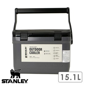 スタンレー STANLEY クーラーボックス The Easy-Carry Outdoor Cooler 15.1L （10-01623 SS24） メンズ・レディース キャンプ アウトドア レジャー イベント チャコール 【ラッピング不可】
