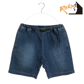 ロックス ROKX メンズ デニムロックスショート （RXMS243014 SS24） DENIM ROKX SHORT ボトムス ハーフパンツ ショートパンツ ストレッチ素材 DARK-USED