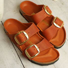 ビルケンシュトック BIRKENSTOCK レディース サンダル アリゾナ ビッグバックル オイルドレザー （1026661 SS24） ARIZONA BIG BUCKLE ドイツ製 コンフォートサンダル 健康サンダル BURNT-ORANGE | OILED-LEATHER