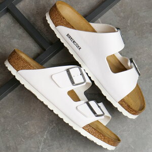 y10/31܂!ő100%|CgobNzrPVgbN BIRKENSTOCK T_ A]i [552681/552683 SS24] ARIZONA BS YEfB[X hCc RtH[gT_ NT_ WHITE | BIRKO-FLOR