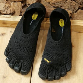 ビブラムファイブフィンガーズ Vibram FiveFingers 5本指シューズ [23M8601 SS24] EL-X KNIT メンズ 靴 ベアフット ジム フィットネス トレーニング Black