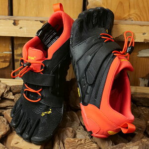 yő100%|CgobNzrut@CutBK[Y Vibram FiveFingers 5{wV[Y [23M7702 SS24] V-Train 2.0 Y C xAtbg W tBbglX g[jO jO Black/Red
